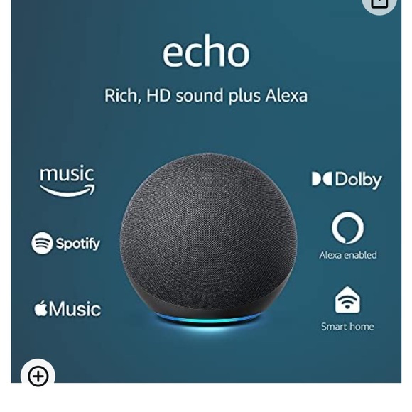 Amazon Other - Like New Echo  (4th Gen) | With premium sound, smart home hub Alexa | Charcoal